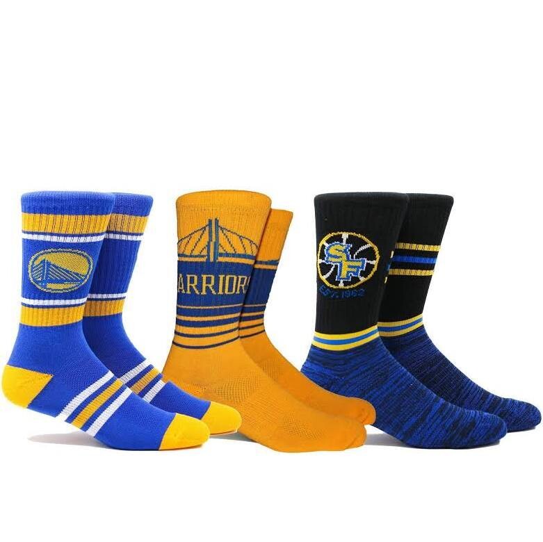 Golden State Warriors Men’s Baseline Socks 3 Pack