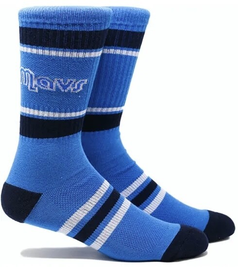 Dallas Mavericks Men’s Stripe Crew Socks