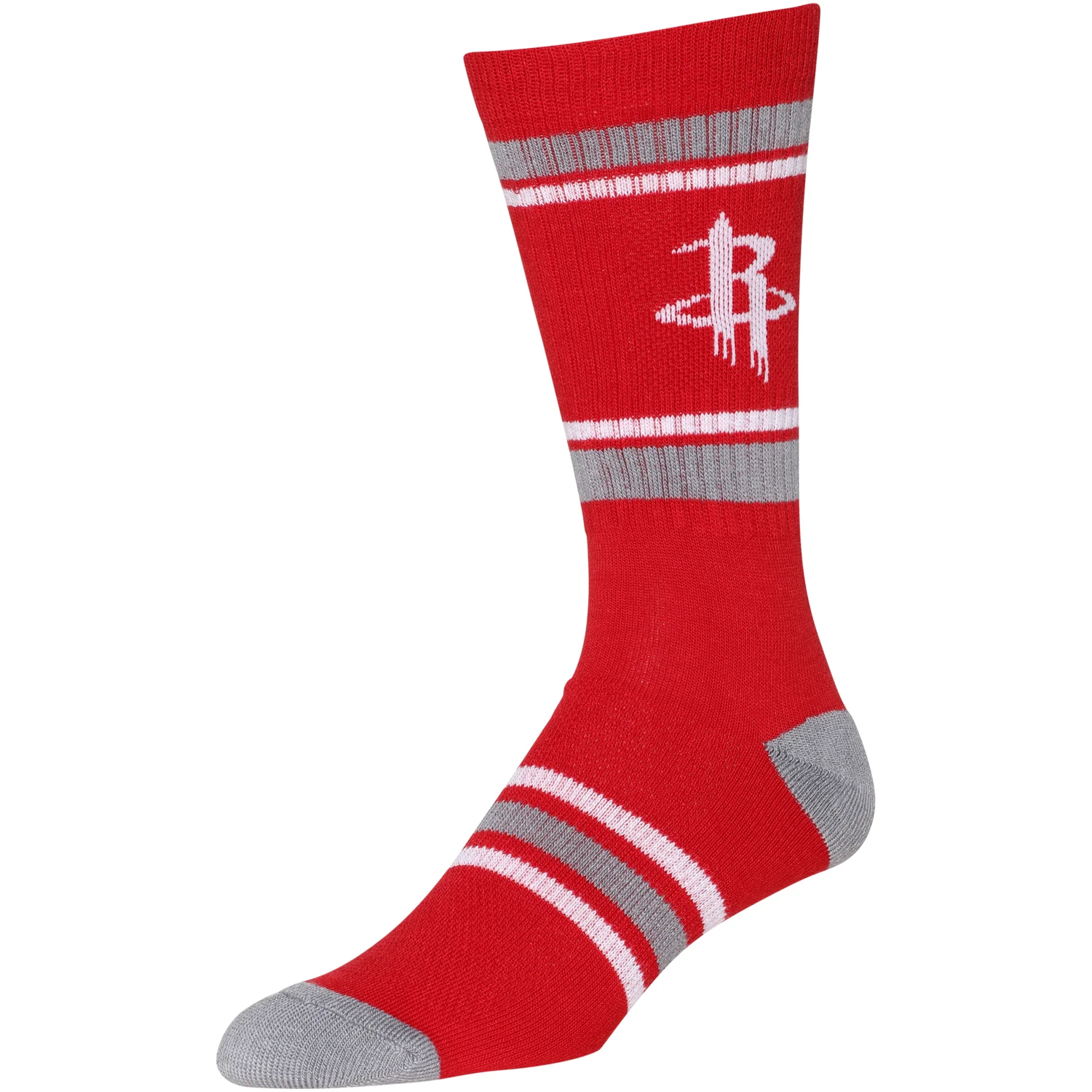 Houston Rockets Men's Stripe Crew Socks