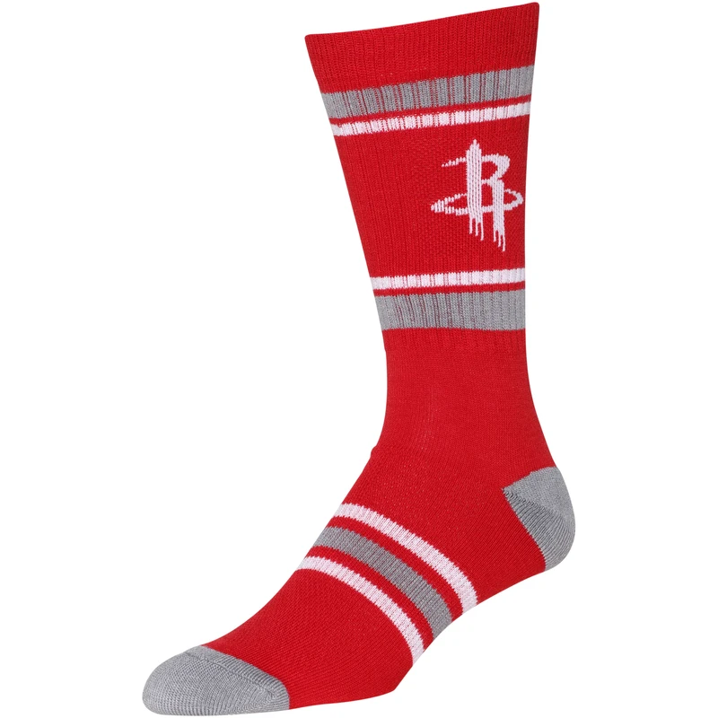 Houston Rockets Men's Stripe Crew Socks