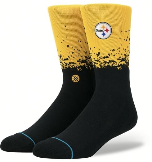 Pittsburgh Steelers Stance Fade Men’s Crew Socks