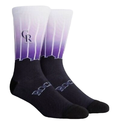 Colorado Rockies Men’s Sky Panel Crew Socks