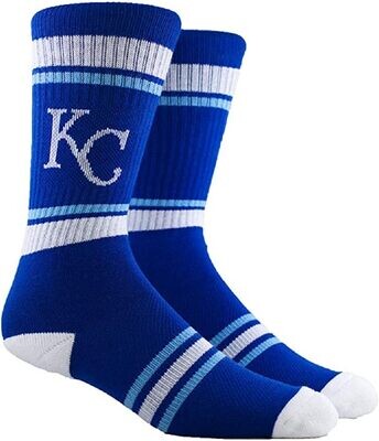 Kansas City Royals Men’s Stripe Crew Socks