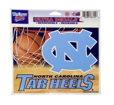 North Carolina Tar Heels Basketball 5" x 6" Ultra Decal