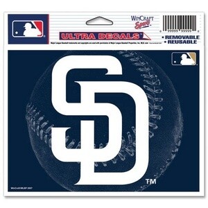 San Diego Padres 4.5" x 5.75" Ultra Decal