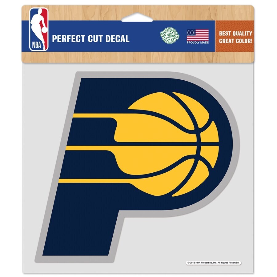 Indiana Pacers 8" x 8" Perfect Cut Color Decal