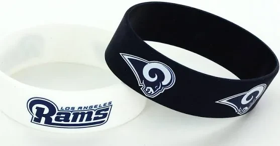 Los Angeles Rams Rubber Bulk Wrist Bands