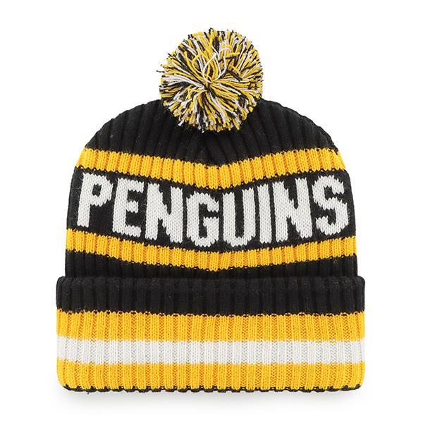 Pittsburgh Penguins 47 Bering Cuff Pom Knit Hat