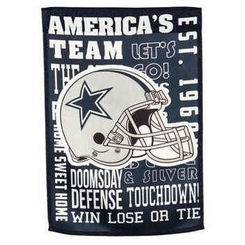 Dallas Cowboys 12.5" x 18" Decorative Team Flag