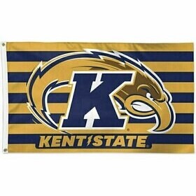 Kent State Golden Flashes Patriotic 3' x 5' Deluxe Flag