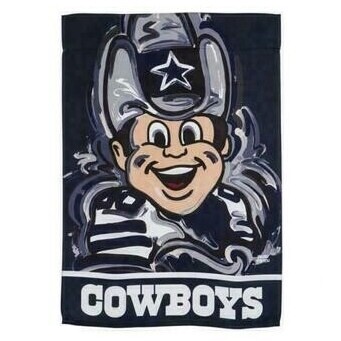 Dallas Cowboys Rowdy 12.5" x 18" Decorative Team Flag