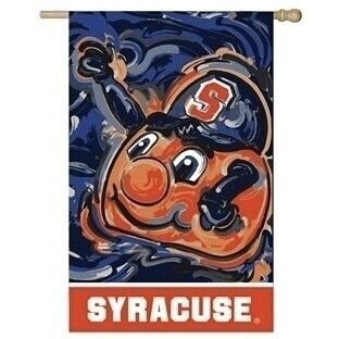 Syracuse Orange 29" x 43" Suede Vertical House Flag