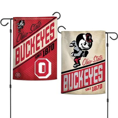 Ohio State Buckeyes 12.5" x 18" Premium 2-Sided Garden Flag