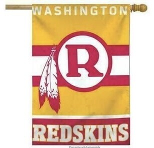 Washington Redskins Retro 28" x 40" Vertical Flag