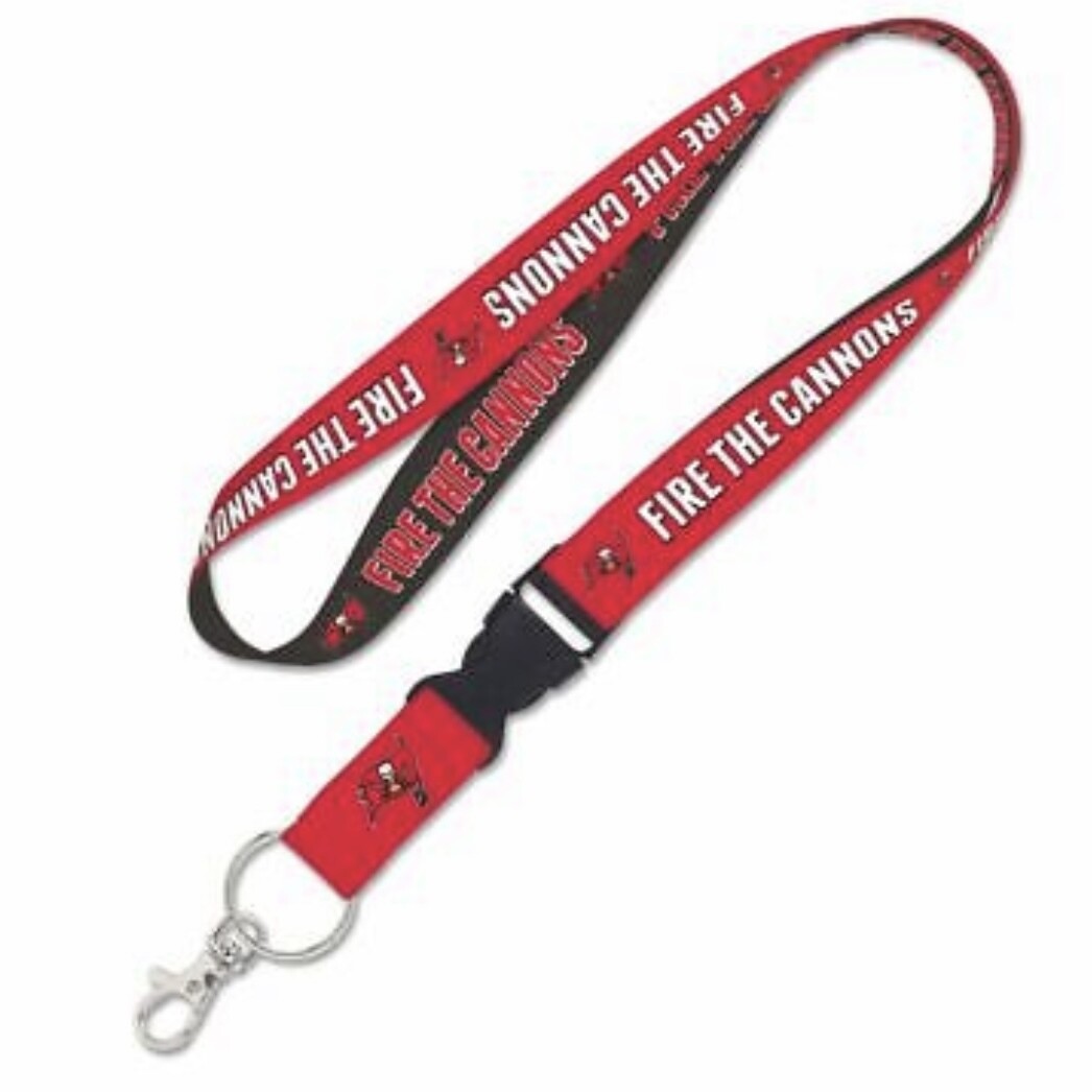 Tampa Bay Buccaneers Fire The Cannons 1" Lanyard