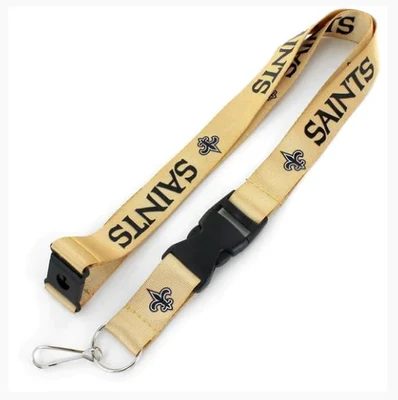 New Orleans Saints Gold Lanyard New Orleans Saints Gold Lanyard