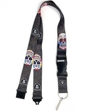 Las Vegas Raiders Skull Lanyard Las Vegas Raiders Skull Lanyard