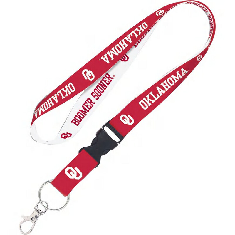 Oklahoma Sooners Reversible 1" Lanyard