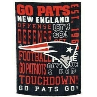 New England Patriots 29" x 43" Decorative Team Flag