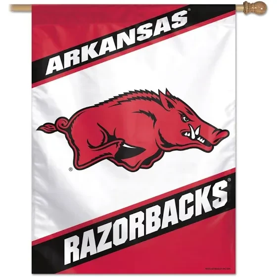 Arkansas Razorbacks 27" x 37" Vertical Flag