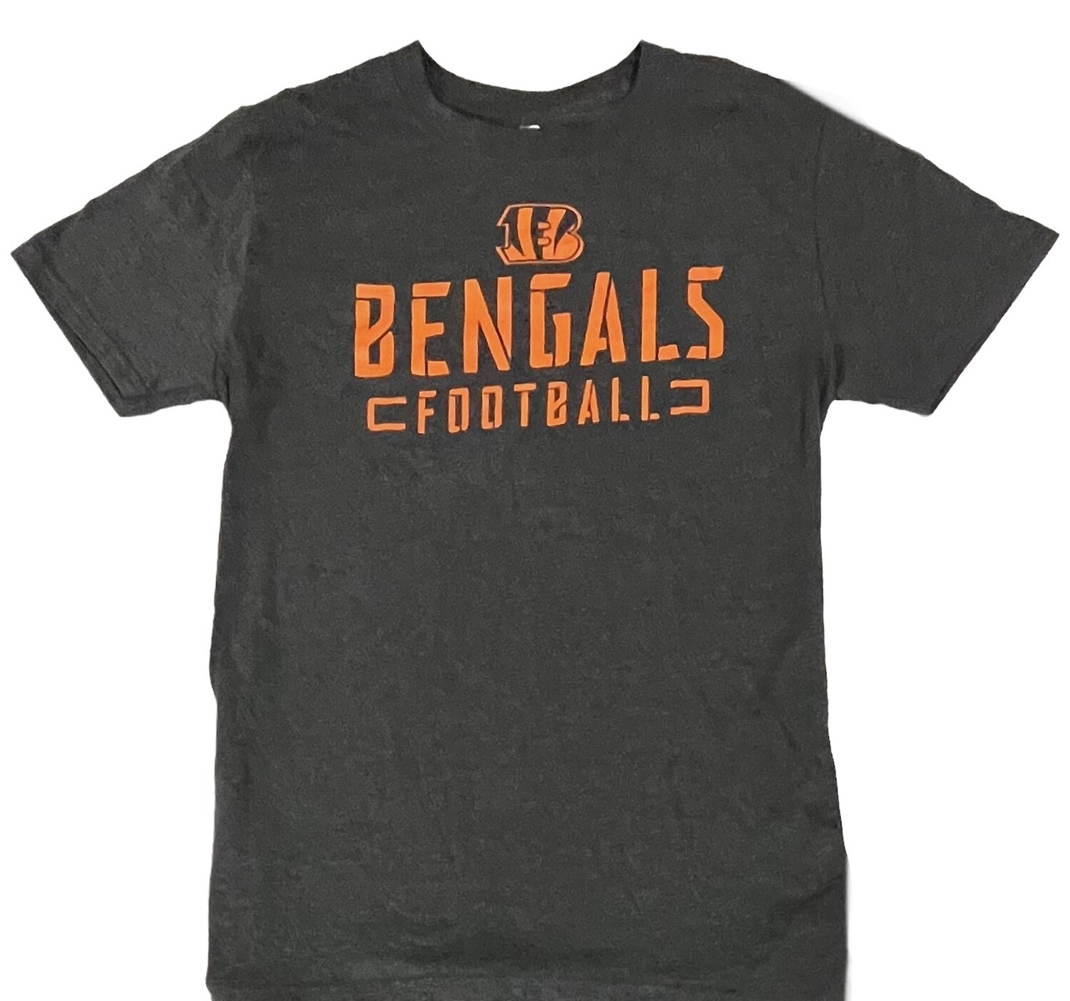 Cincinnati Bengals Men’s Grey Stencil T-Shirt
