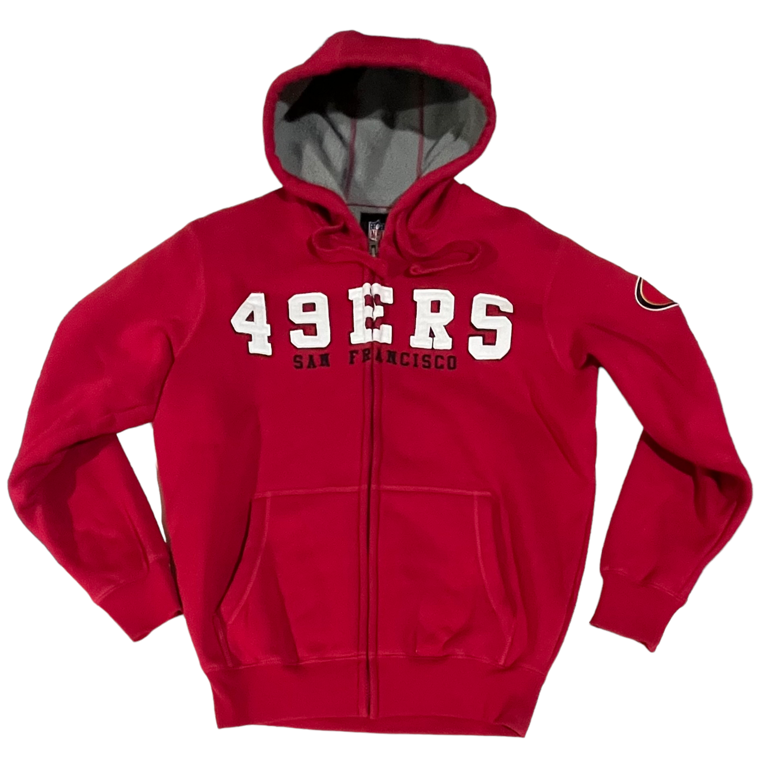 San Francisco 49ers Men’s Mitchell & Ness Full Zip Hooded Jacket