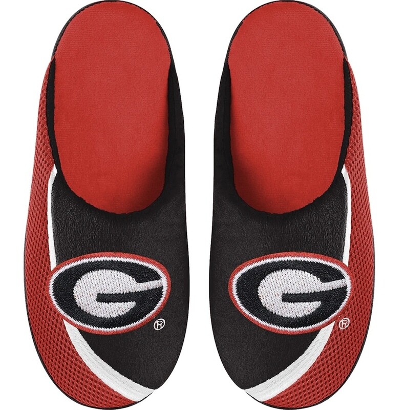 Georgia Bulldogs Men’s Color Edge Forever Slippers Georgia Bulldogs Men’s Color Edge Forever Slippers