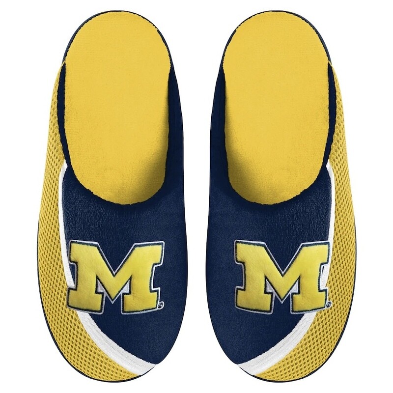 Michigan Wolverines Men’s Color Edge Forever Slippers