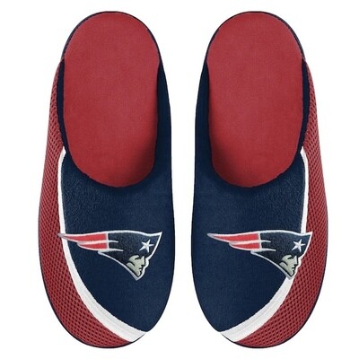 New England Patriots Men's Color Edge Forever Slippers