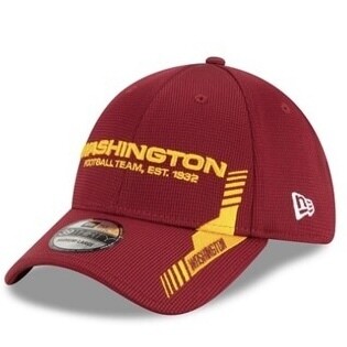 Washington Football Team Men's New Era NFL Sideline Home 39Thirty Stretch Fit Hat