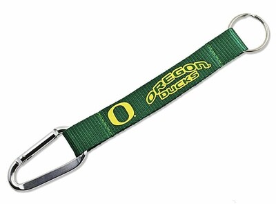 Oregon Ducks Carabiner Lanyard Keychain
