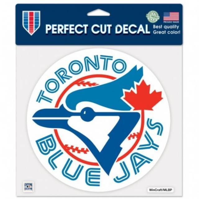 Toronto Blue Jays Retro 8" x 8" Perfect Cut Color Decal