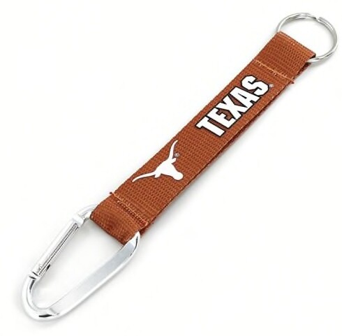 Texas Longhorns Carabiner Lanyard Keychain