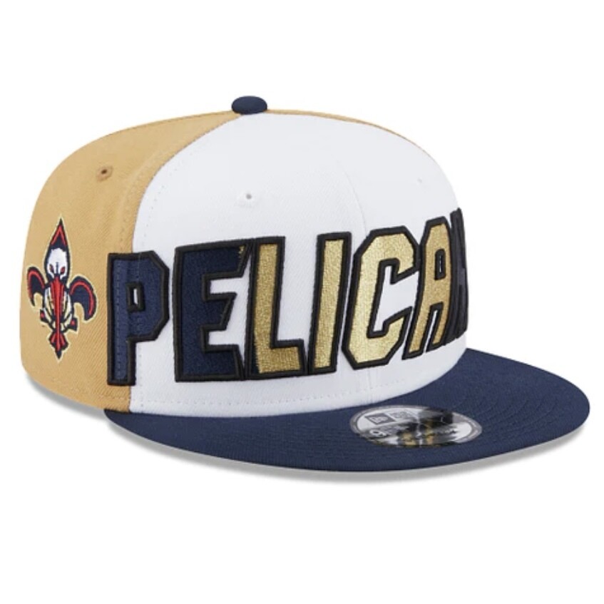 New Orleans Pelicans Men’s New Era 9Fifty NBA Authentics Back Half Edition Snapback Hat