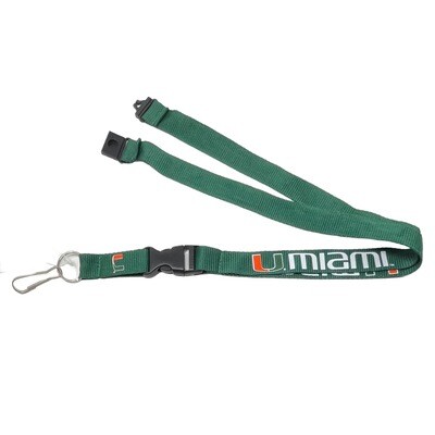 Miami Hurricanes 3/4" Lanyard