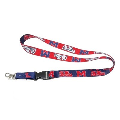 Ole Miss Rebels 3/4" Lanyard