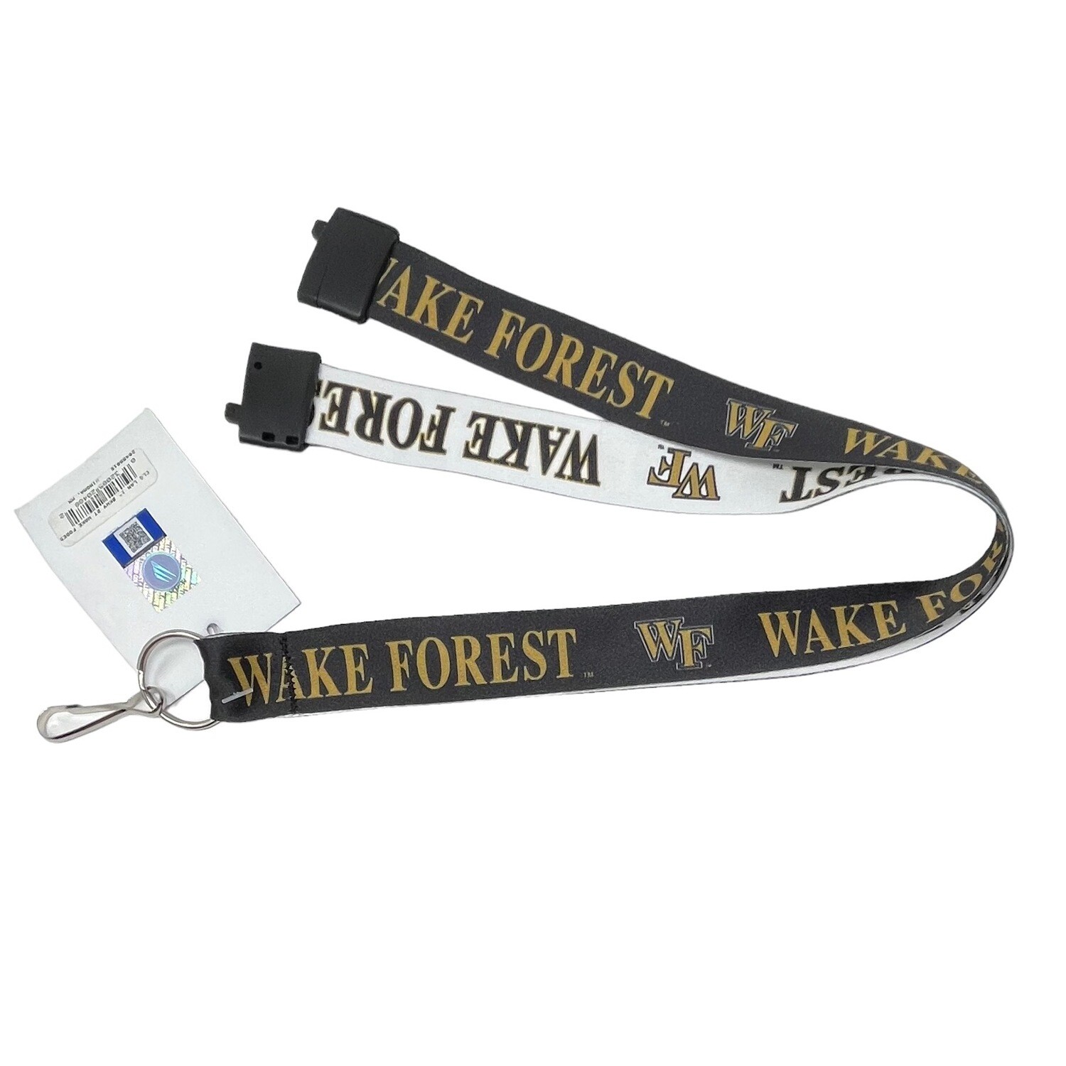 Wake Forest Demon Deacons Reversible 1" Lanyard