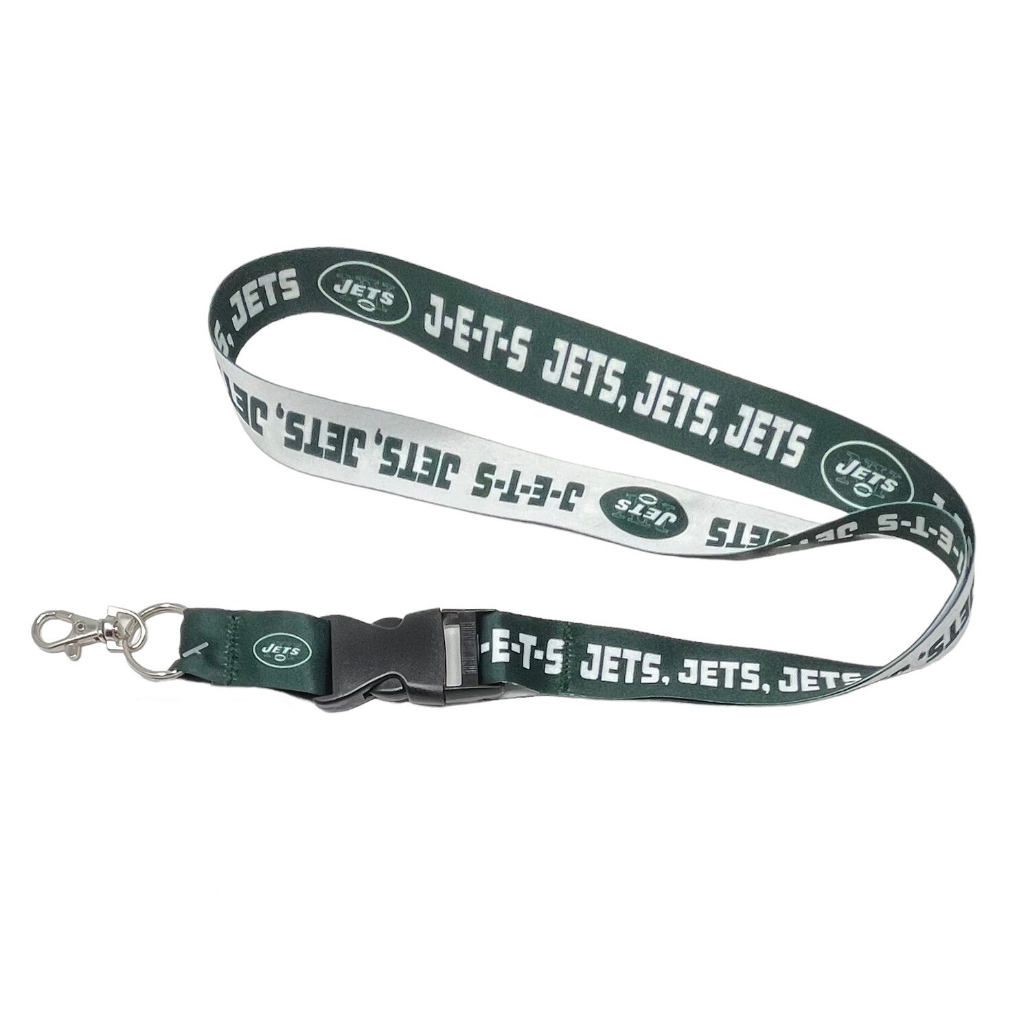 NEW New York Jets Football Licensed Clip Badge Holder w/ Retractable Cord