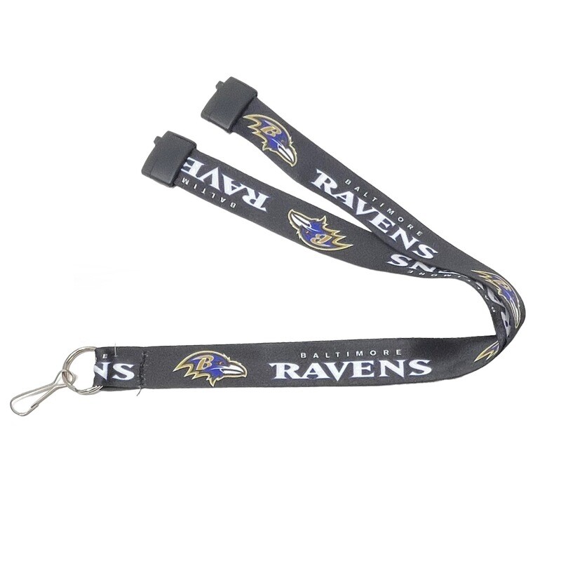 Baltimore Ravens Reversible 1" Lanyard