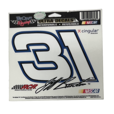 Jeff Burton 4.5" x 5.75" Ultra Decal