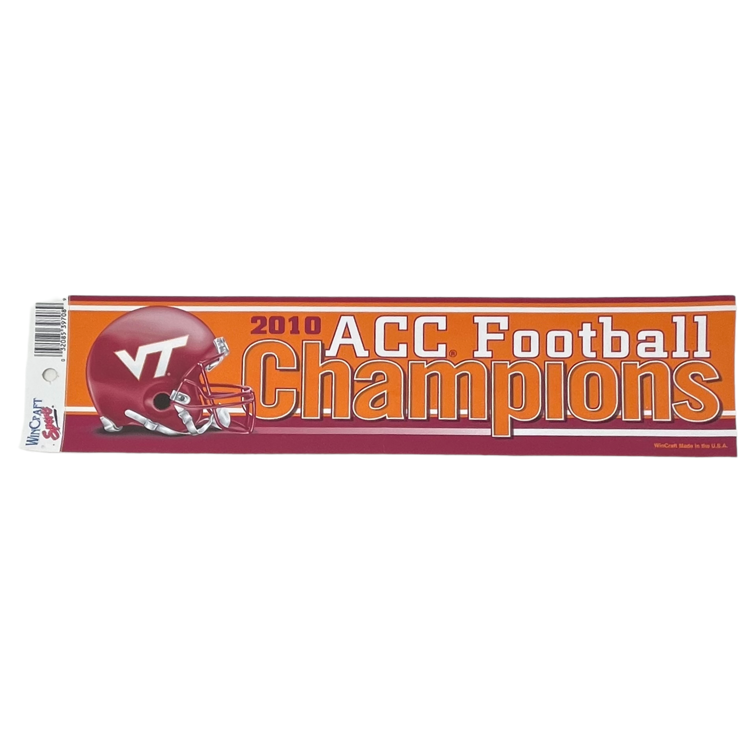 Virginia Tech Hokies 3" x 12" Bumper Sticker