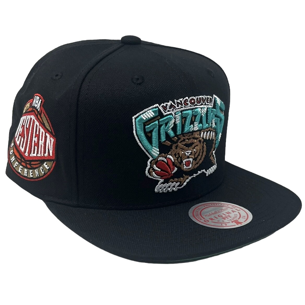 Vancouver Grizzlies HWC Wool 2 Tone NBA Snapback Hat - TEAL / One Size in  2023