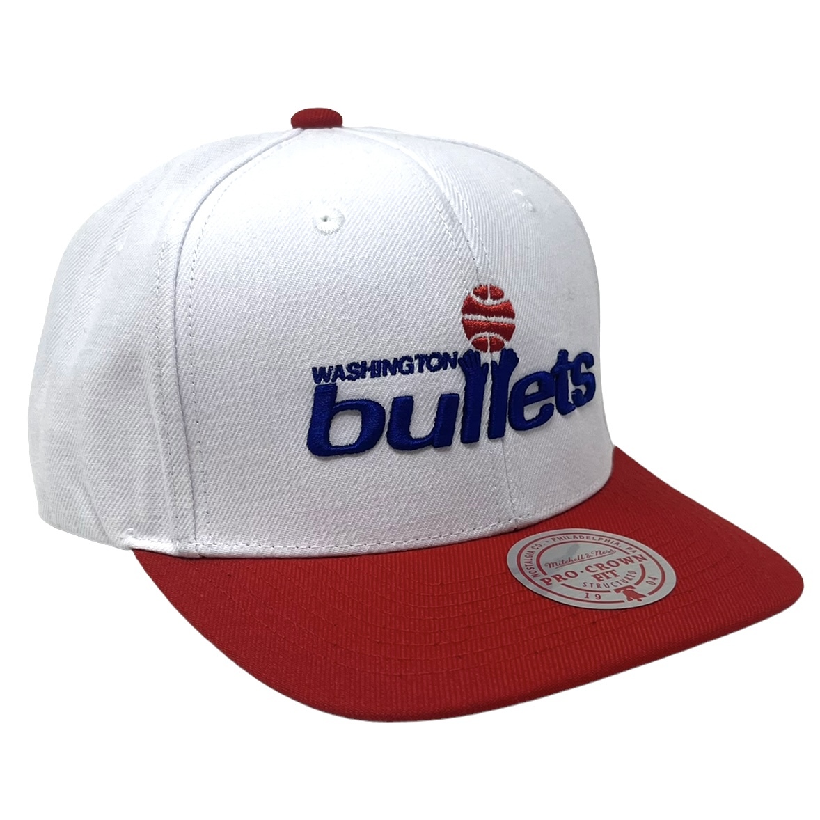  Mitchell & Ness Washington Bullets New Red Blue Snapback Era Hat  Cap : Sports & Outdoors