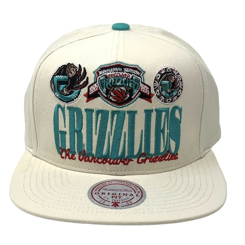 Vancouver Grizzlies Men's NBA Reframe Retro Snapback Hat