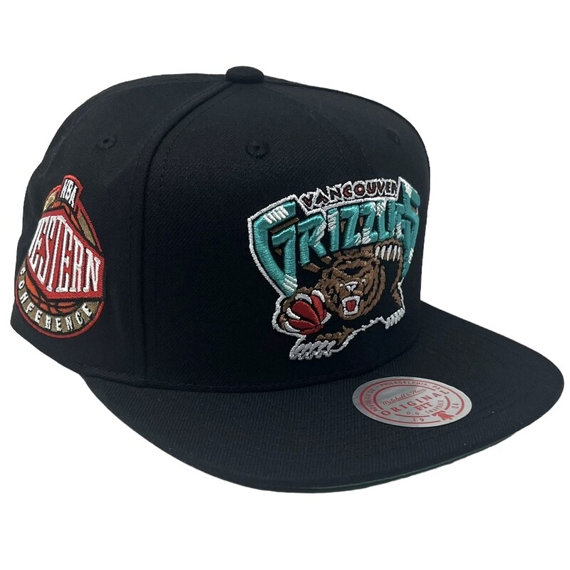 Vancouver Grizzlies Men's NBA Conference Patch Snapback Hat