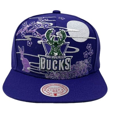 Milwaukee Bucks Men’s Asian Heritage Mitchell & Ness Snapback Hat
