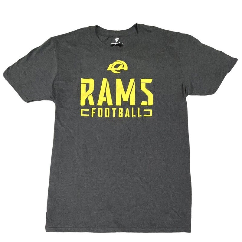 Los Angeles Rams Men’s Grey Stencil T-Shirt Los Angeles Rams Men’s Grey Stencil T-Shirt