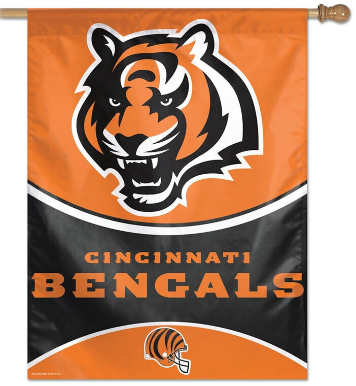 Cincinnati Bengals 27 Cincinnati Bengals 27" x 37" Vertical Flag