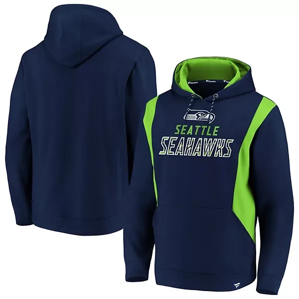 Seattle Seahawks Men's Blue/Green Fanatics Hoodie