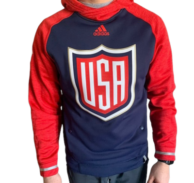 USA Hockey Men’s Adidas 2016 World Cup Climawarm Hoodie